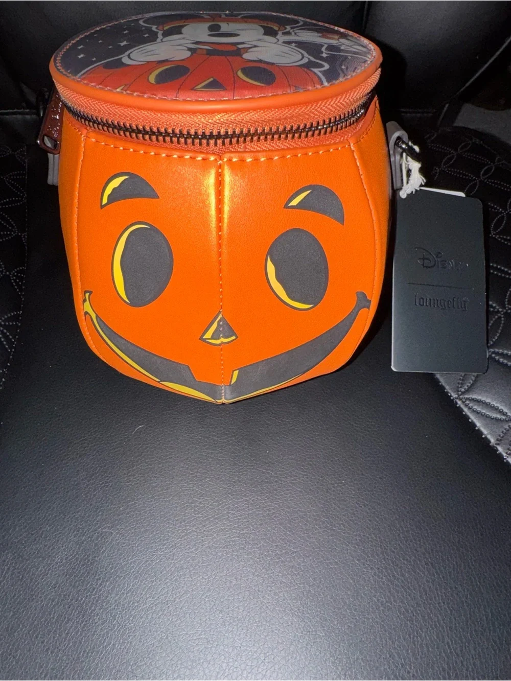 Mickey and Minnie pumpkin loungefly